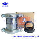 Tire Coupling NBR FKM Rubber Oil Injection Pipe Coupling With Rub-Ber Type Element