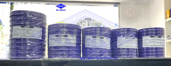 Excavator Hydraulic Rod Seals | IDI Purple UH05 Material Hydraulic Seals Replacement Parts