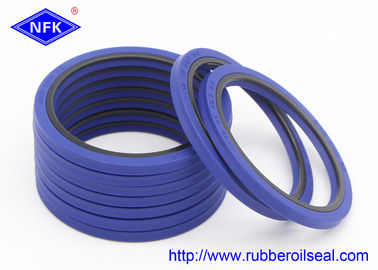 DINGZING Buffer Seal Hydraulic D-10 45*55.7*3 TPU/8L95+PA Blue Hydraulic Shock-Absorb Precision Seal Ultra-Durable